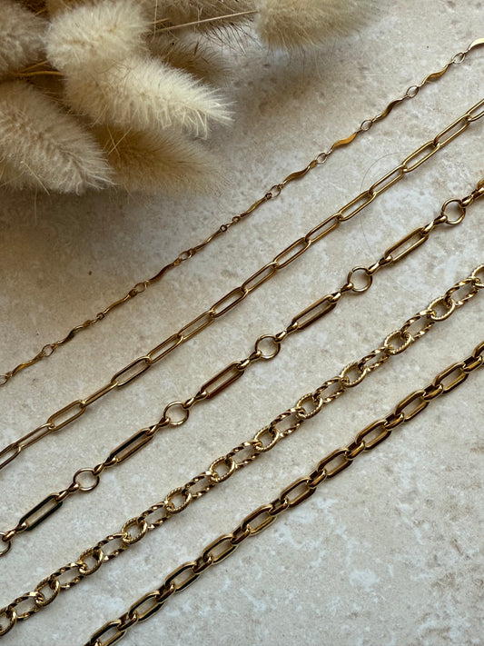 chaine collier bar à charm's Yourlittlewords