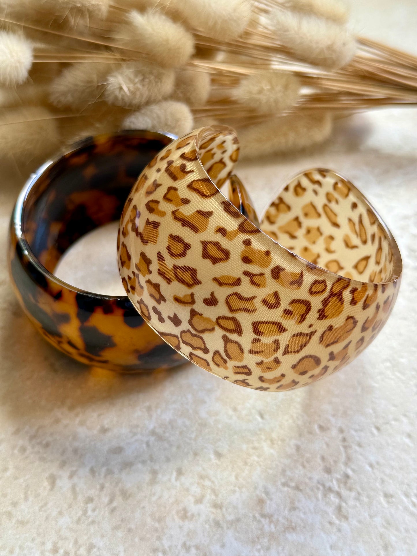 jonc résine léopard Yourlittlewords